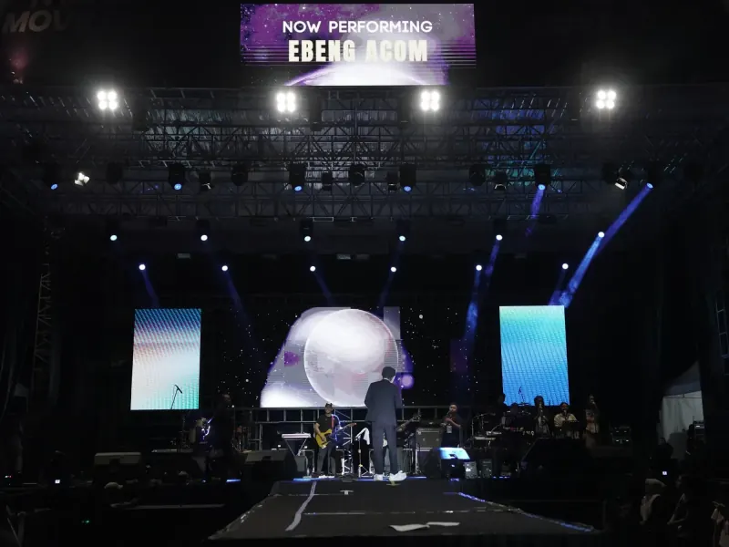 Ebeng Acom di MEGA MOVE IT FEST 2024 Ambon